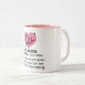 Tasse "NICU NURSE" (VorderseiteRechts)
