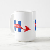 Tasse Nie Hillary (Vorderseite Links)