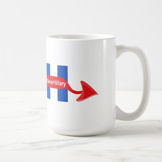 Tasse Nie Hillary (Rechts)