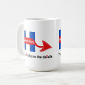 Tasse nie Hillary Devil Details (Vorderseite Links)