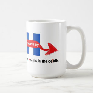 Tasse nie Hillary Devil Details