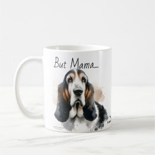 Tasse niedlich Browns und Black Basset