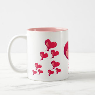 Tasse Niedlich Hearts Valentinstag
