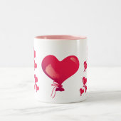 Tasse Niedlich Hearts Valentinstag (Mittel)