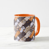 Tasse niedlich Katzen (VorderseiteRechts)