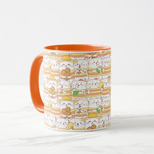 Tasse niedlich Katzen (Vorderseite Links)