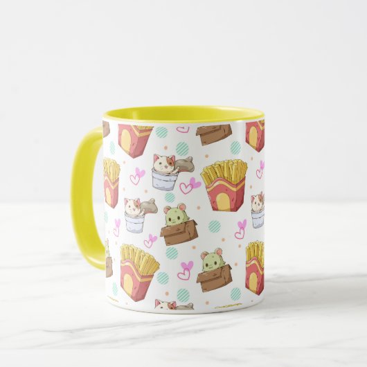 Tasse niedlich Katzen (Vorderseite Links)