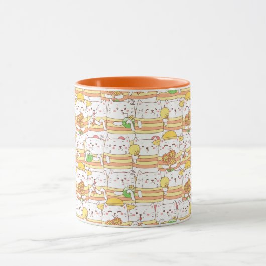 Tasse niedlich Katzen (Zentrum)