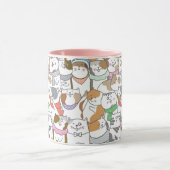Tasse niedlich Katzen (Zentrum)