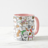 Tasse niedlich Katzen (VorderseiteRechts)