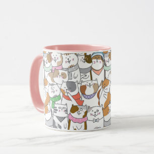 Tasse niedlich Katzen