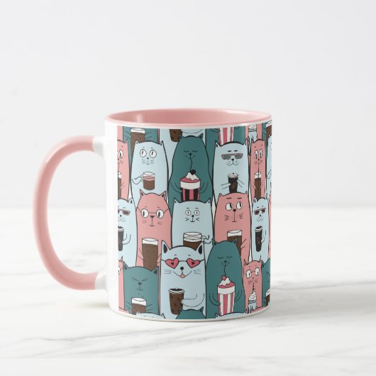 Tasse niedlich Katzen (Links)