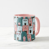 Tasse niedlich Katzen (VorderseiteRechts)