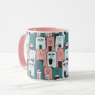Tasse niedlich Katzen