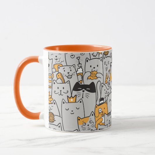 Tasse niedlich Katzen (Links)