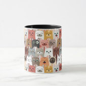 Tasse niedlich Katzen (Zentrum)