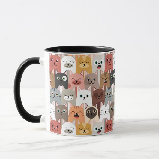 Tasse niedlich Katzen (Links)