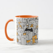 Tasse niedlich Katzen (Links)