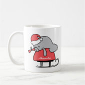 Tasse niedlich Manatee Weihnachtsnamen (Links)