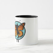 TASSE niedlich MONARCH BUTTERFLY LADY RINGER (Zentrum)