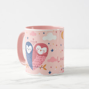 Tasse niedlich Owls