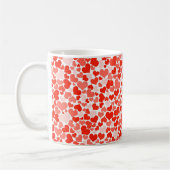 Tasse niedlich Rosa und Rotes Herz (Links)