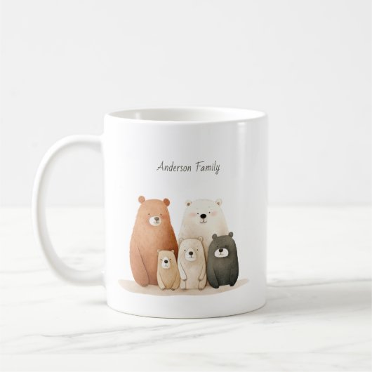 Tasse niedlicher Bären (Links)
