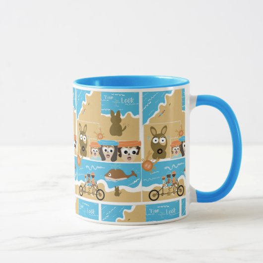 Tasse niedlicher Cartoon (Rechts)