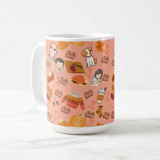 Tasse niedlicher Fall (Vorderseite Links)
