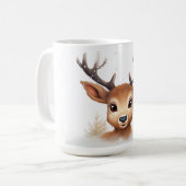 Tasse niedlicher Rentiere (Vorderseite Links)