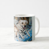 Tasse niedlicher Welpenfreunde (VorderseiteRechts)