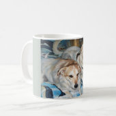 Tasse niedlicher Welpenfreunde (Vorderseite Links)