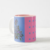Tasse niedliches Kittendesign mit Bugs (Vorderseite Links)