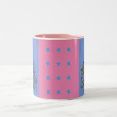 Tasse niedliches Kittendesign mit Bugs (Mittel)