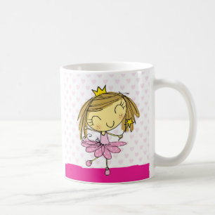 ♥ TASSE ♥ niedliches rosa Mädchen Prinzessin