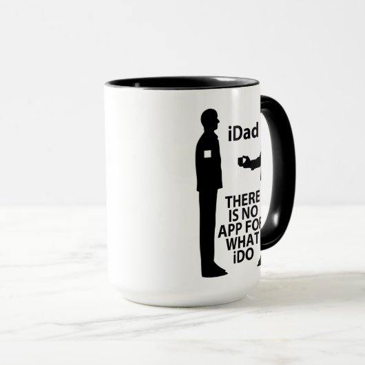 Tasse "NO APP 4 iDAD" (VorderseiteRechts)