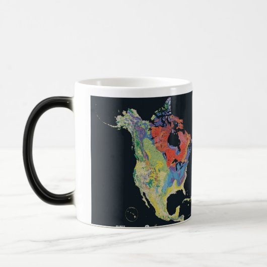 Tasse/nordamerikanische Geologie Verwandlungstasse (Links)