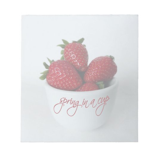 Tasse Notizblock (Vorderseite)