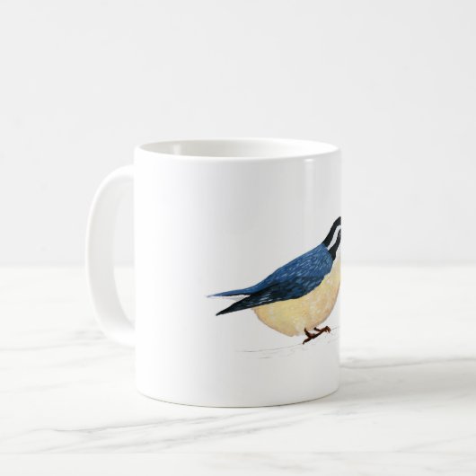 Tasse Nuthatch (Vorderseite Links)