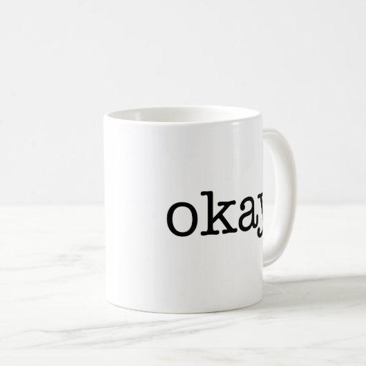 Tasse: O.K. Kaffeetasse (VorderseiteRechts)