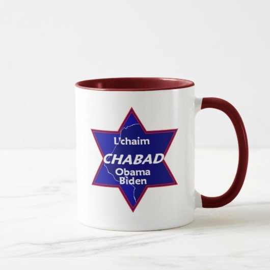 Tasse Obama Biden CHABAD (Rechts)