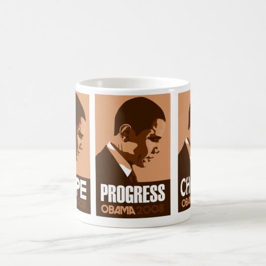 Tasse Obama Brown (Mittel)