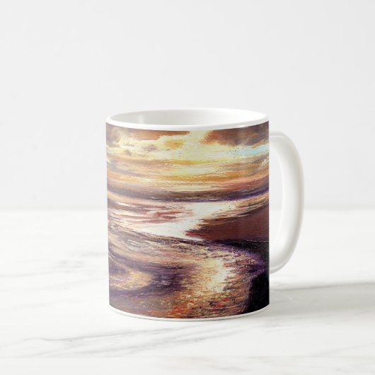 Tasse "Ocean Sunset Swirl" (VorderseiteRechts)