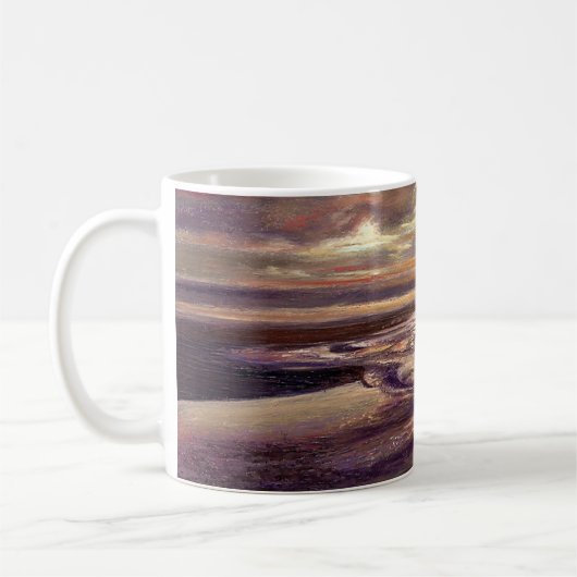 Tasse "Ocean Sunset Swirl" (Links)