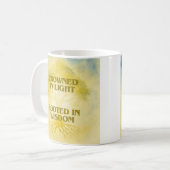Tasse oder Becher - Ehrung des Älterwerdens (Vorderseite Links)