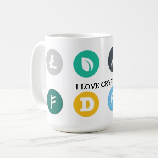 TASSE ODER CUP FÜR CRYPTO-TRADER (Vorderseite Links)