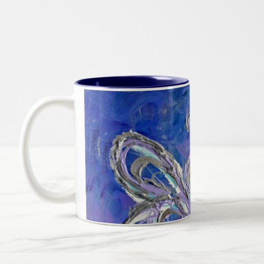 Tasse oder Cup für lila Engel-Wings (Links)