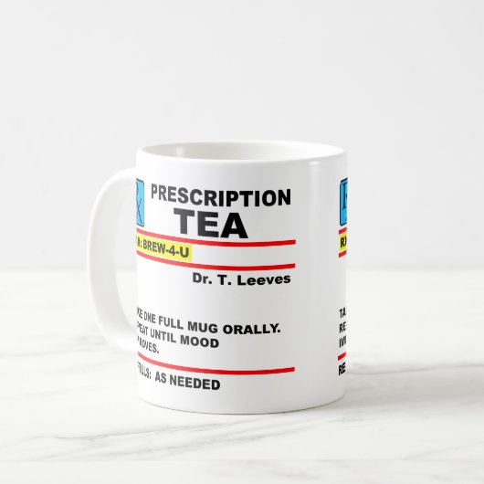 Tasse oder Reiseumarmung von Teektränken (Vorderseite Links)