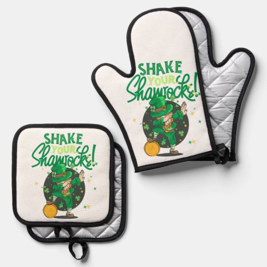 Tasse Ofenhandschuh & Topflappen-Set (Vorderseite/Rückseite)