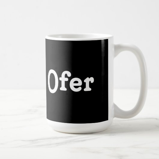 Tasse Ofer (Rechts)
